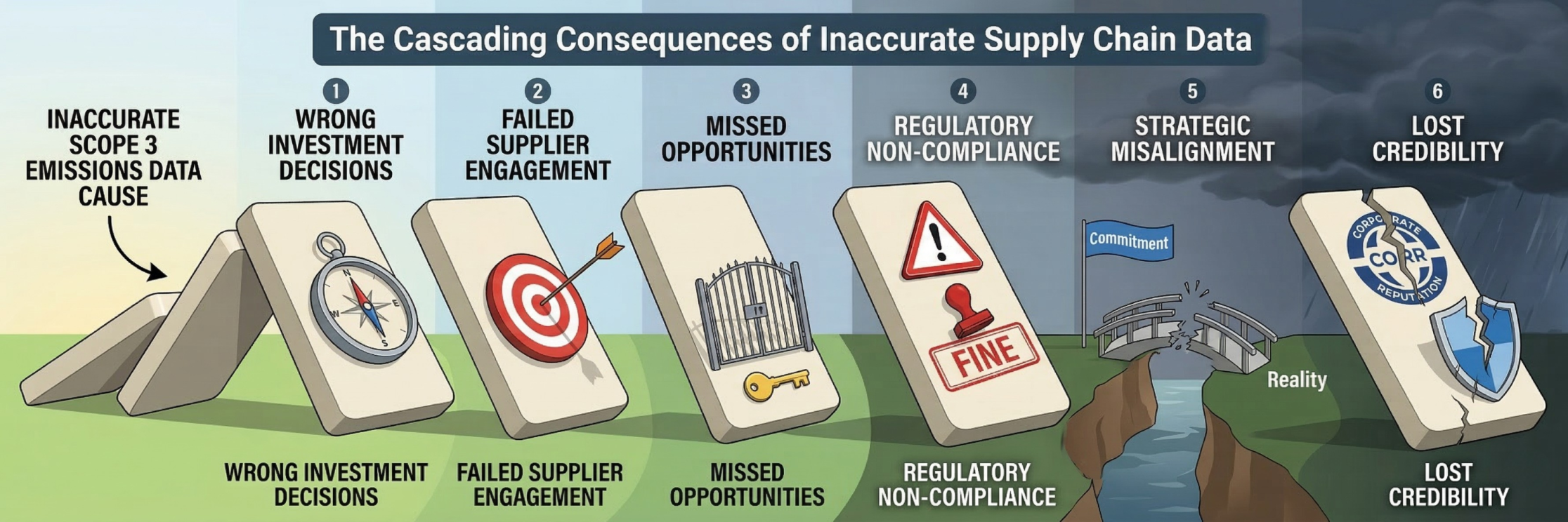 The Cascading Consequences of Inaccurate Supply Chain Data The Cascading Consequences of Inaccurate Supply Chain Data