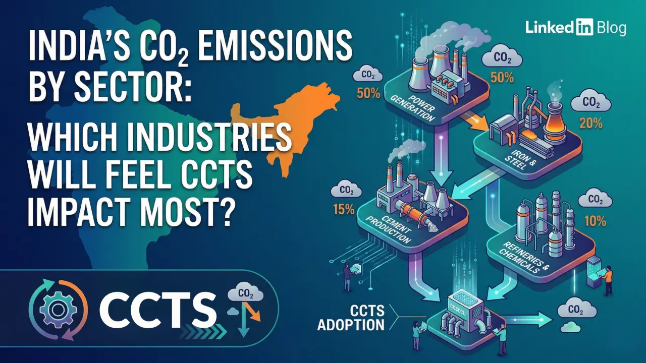 India's CO₂ Emissions by Sector: 